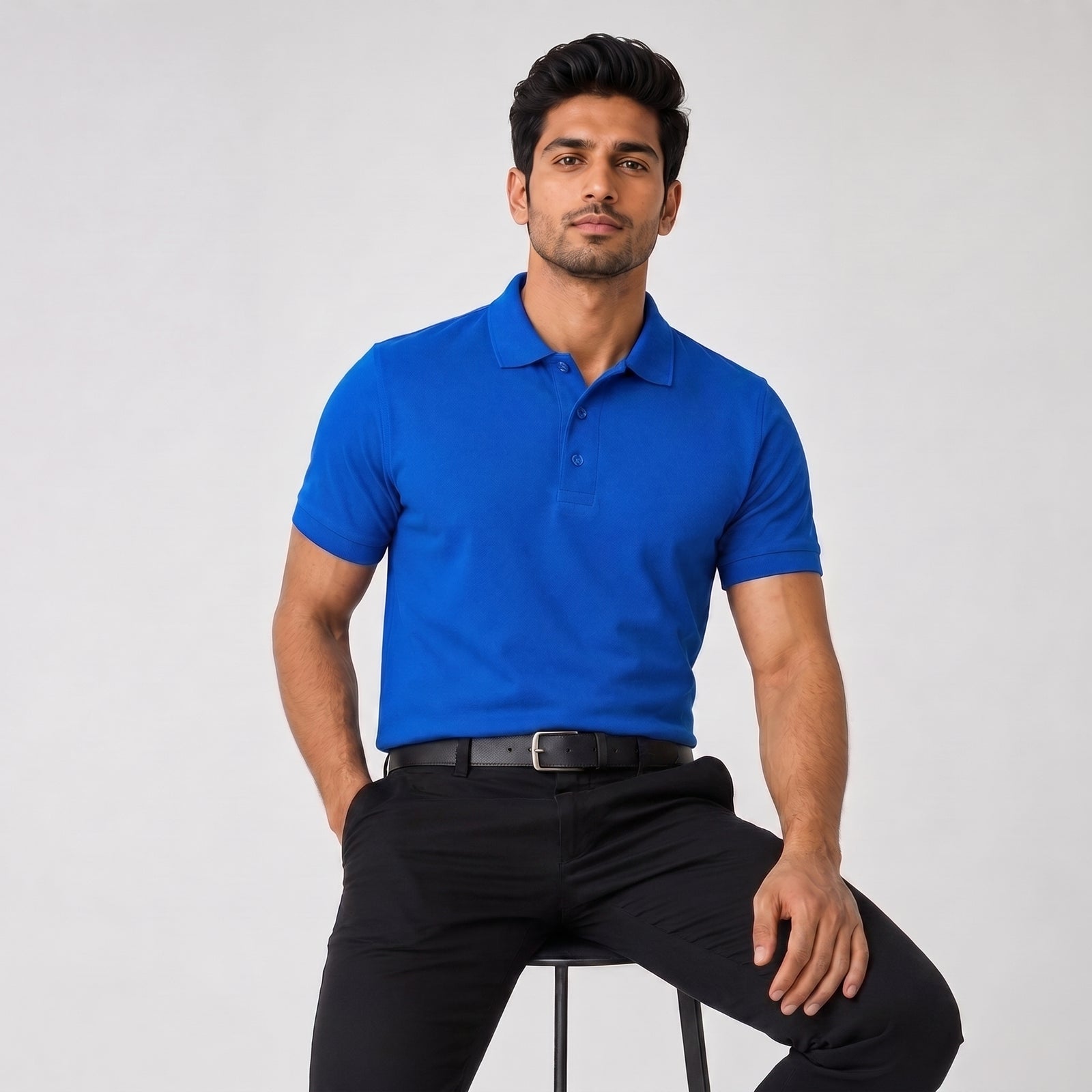 DUSSKY Frugal Premium Cotton Polo T-Shirt