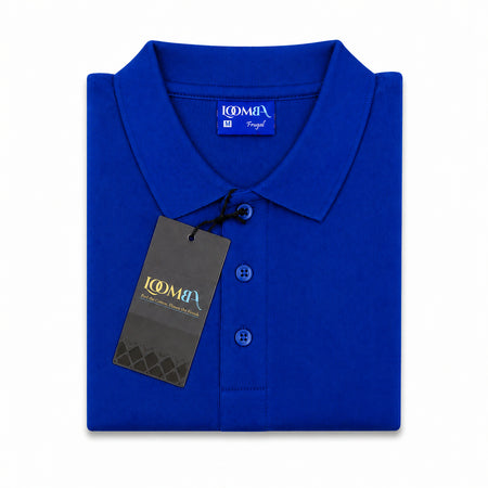 LOOMBA FRUGAL Premium Cotton-Blend Polo T-Shirt