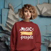 Music connect people Sweatshirt