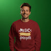 Music connect people Sweatshirt