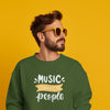 Music connect people Sweatshirt