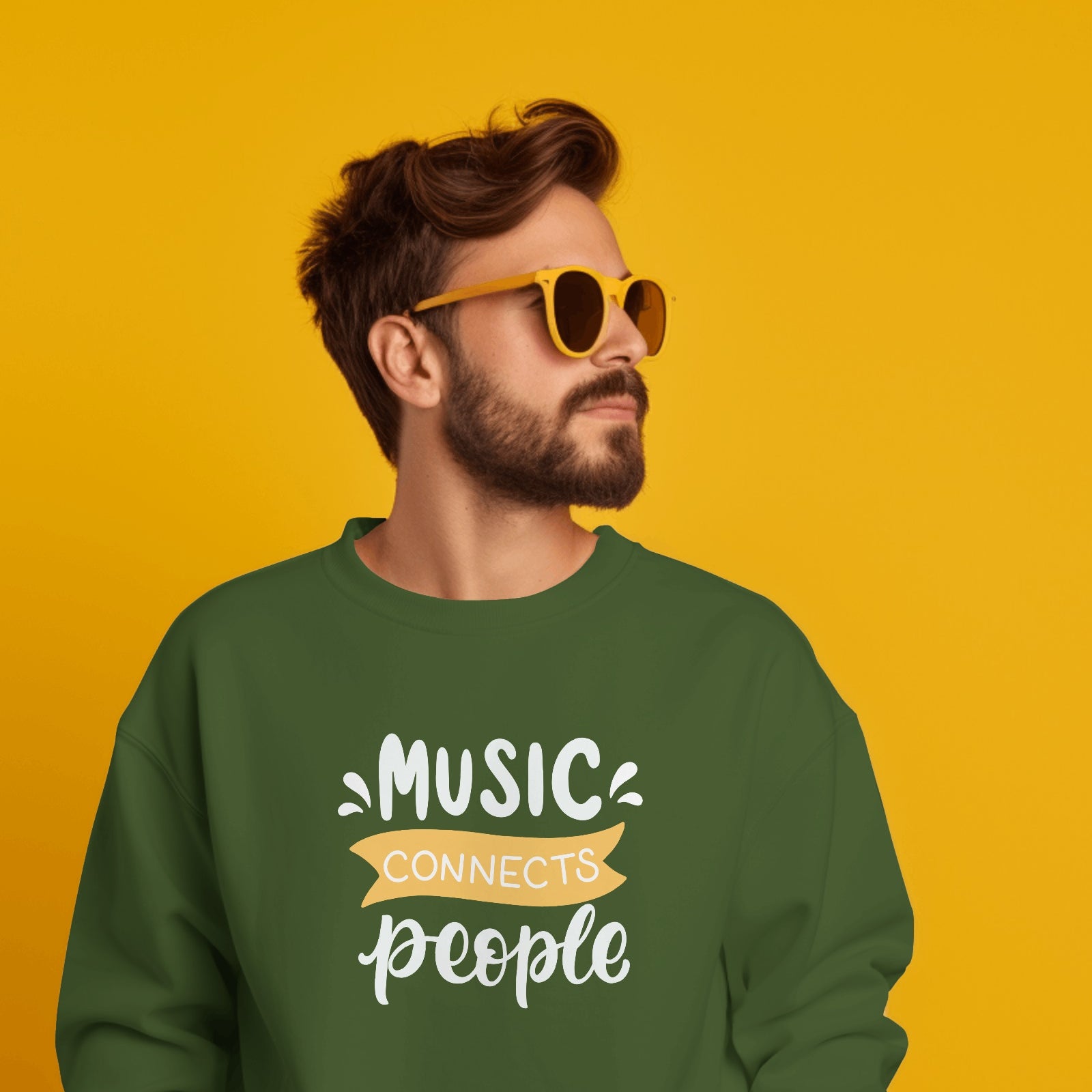 Music connect people Sweatshirt