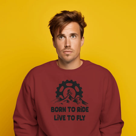 Born to ride, Live to fly sweatshirt