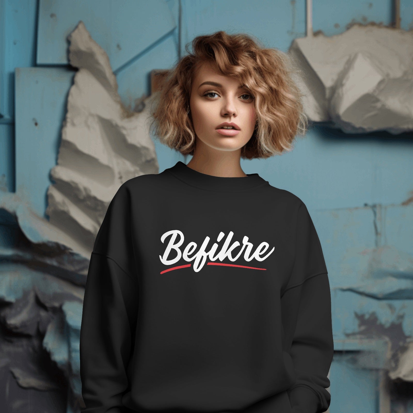 Befikare Black Sweatshirt
