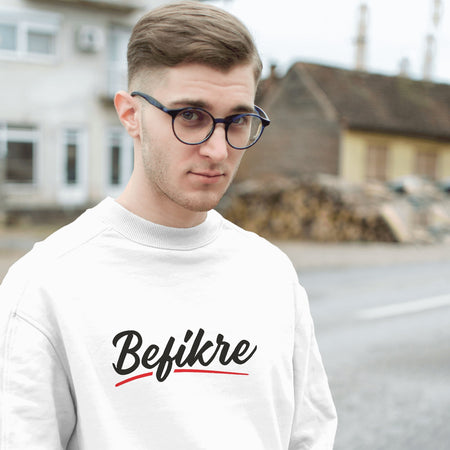 Befikare White Sweatshirt