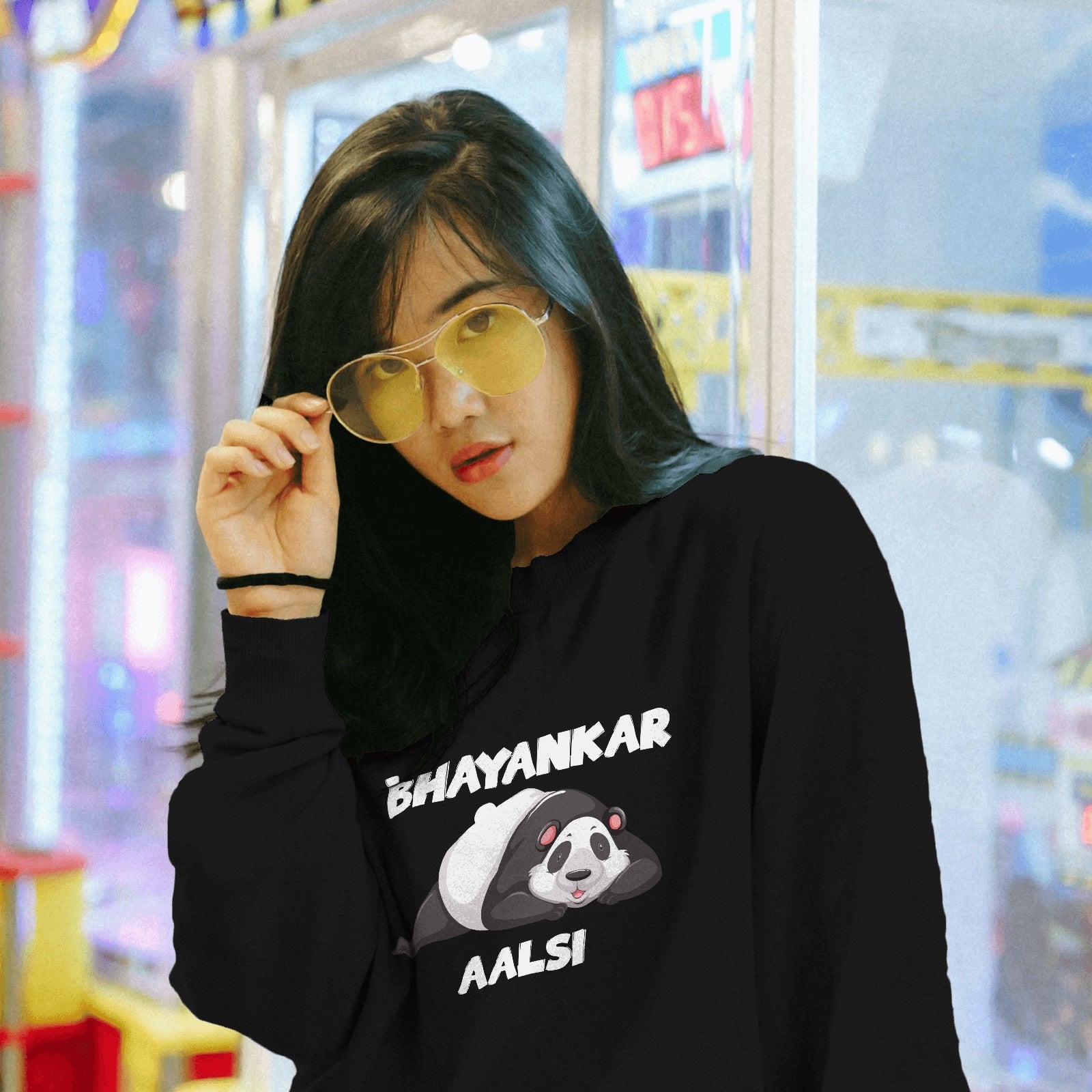 Bhayankar Alasi Black Sweatshirt