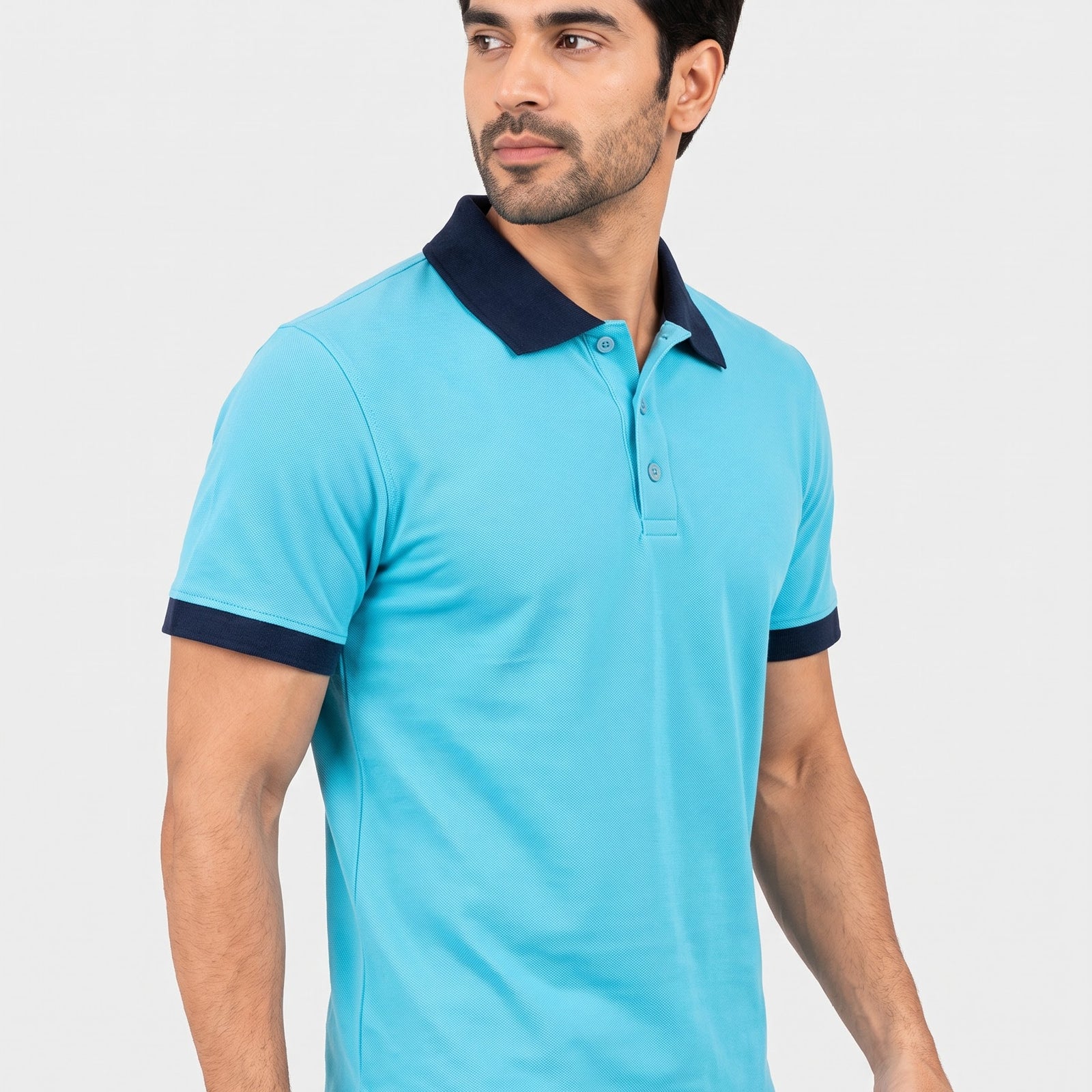 VESTO Premium Polyester Cotton Blend Polo T-Shirt