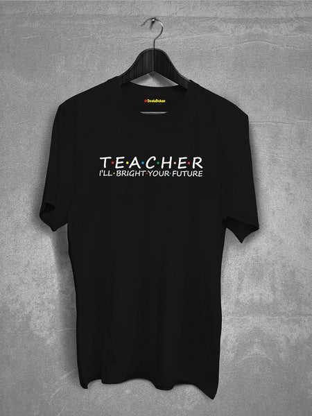 Teacher Tshirt With Colorfull Dots