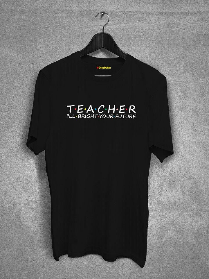 Teacher Tshirt With Colorfull Dots