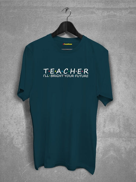 Teacher Tshirt With Colorfull Dots