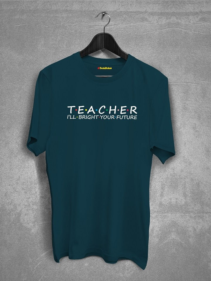 Teacher Tshirt With Colorfull Dots