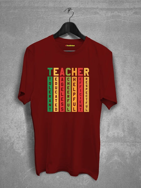 What is a Teacher's Defination T-shirt