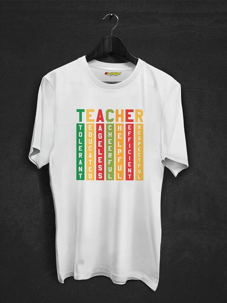 What is a Teacher's Defination T-shirt