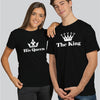 The King His Queen - Best Couple T-Shirts Combo