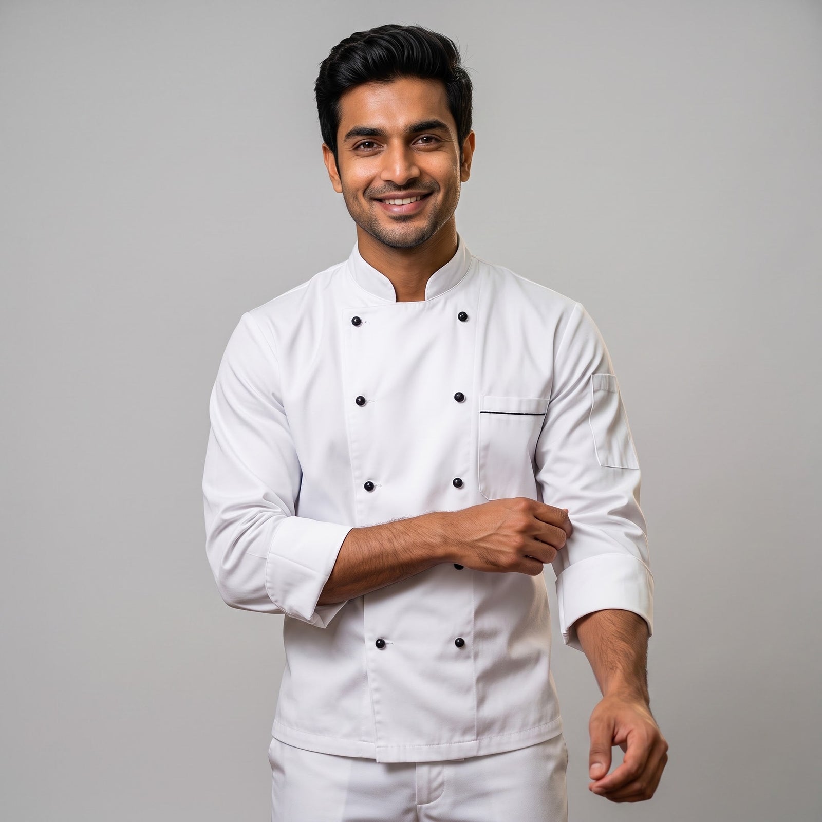 White Full Sleeve Chef Coat