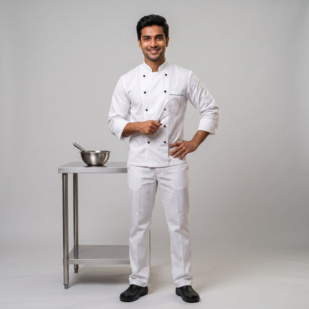 White Full Sleeve Chef Coat