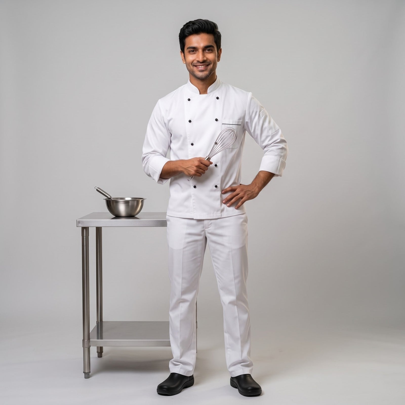 White Full Sleeve Chef Coat