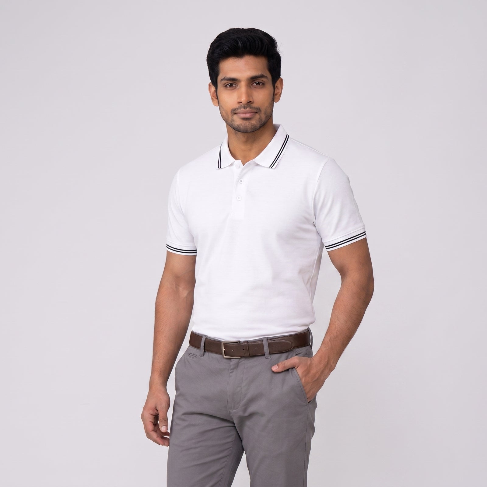 DUSSKY Prime Premium Cotton Polo T-Shirt