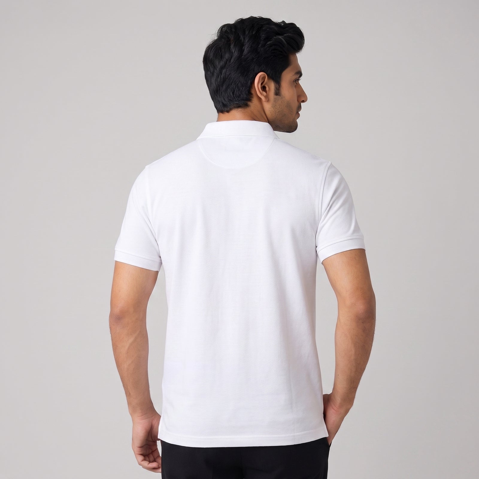 Industrial Back Office Uniform | LOOMBA PRIME Premium Cotton-Polyester Polo T-Shirt