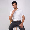 Industrial Back Office Uniform | LOOMBA PRIME Premium Cotton-Polyester Polo T-Shirt