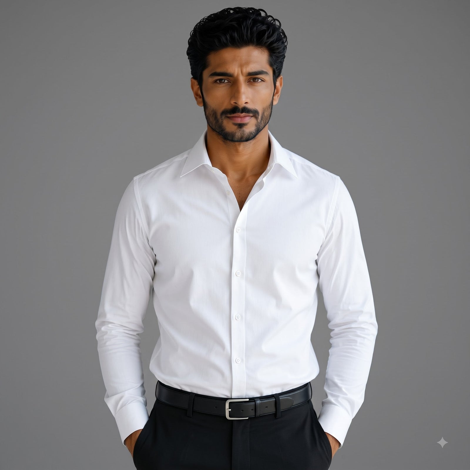 Men’s White Formal Corporate Shirt