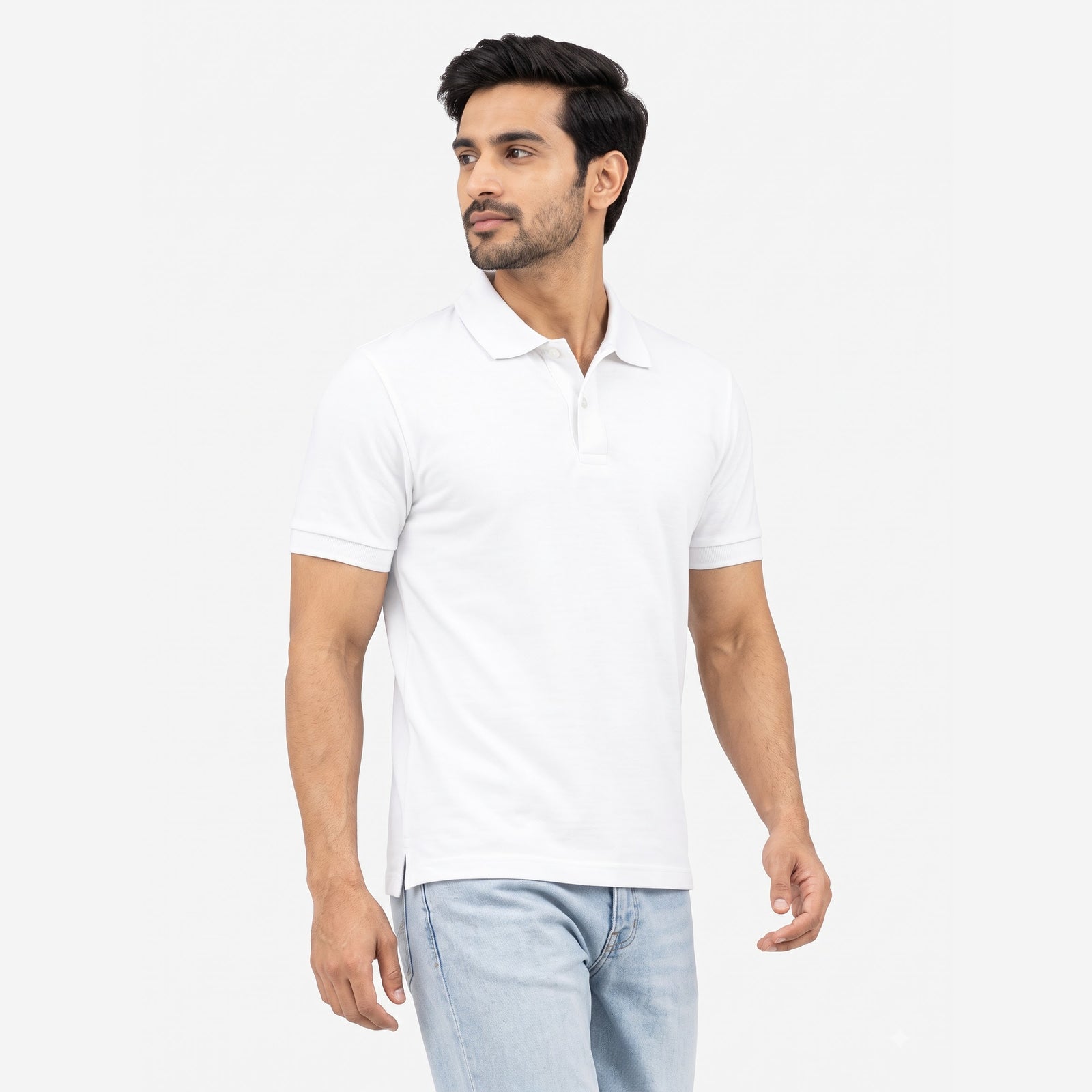 VESTO Premium Polyester Cotton Blend Polo T-Shirt