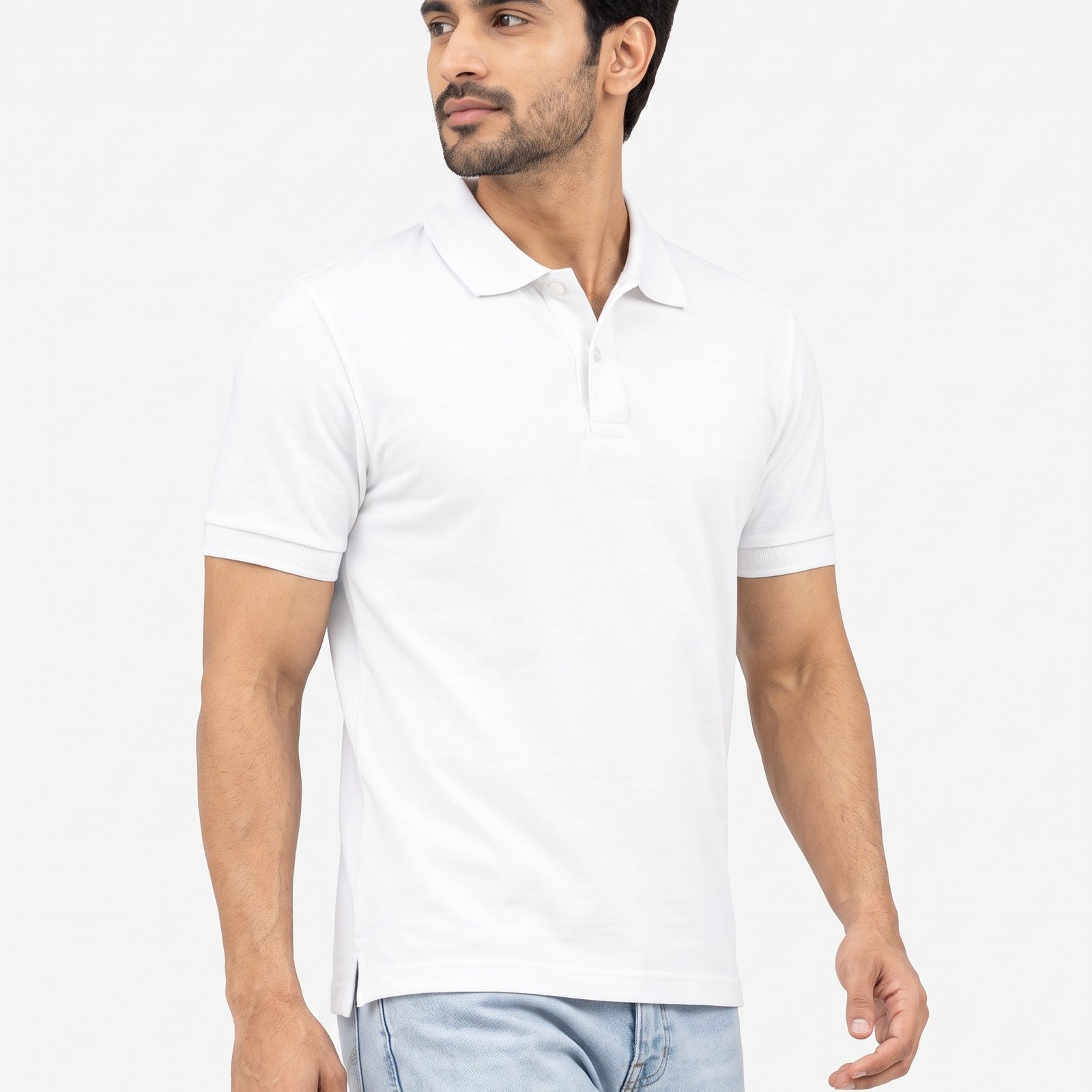 VESTO Premium Polyester Cotton Blend Polo T-Shirt