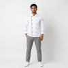 White Chef Coat with Black Contrast Piping