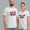 Angel - Devil Couple Cotton T-Shirts