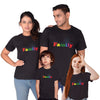 Family Colorful T-Shirts - Best for Family of 4