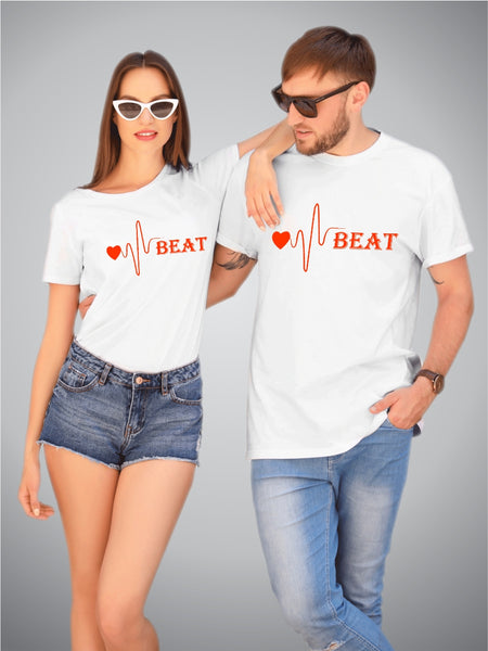 Heart Beat Couple T-shirt