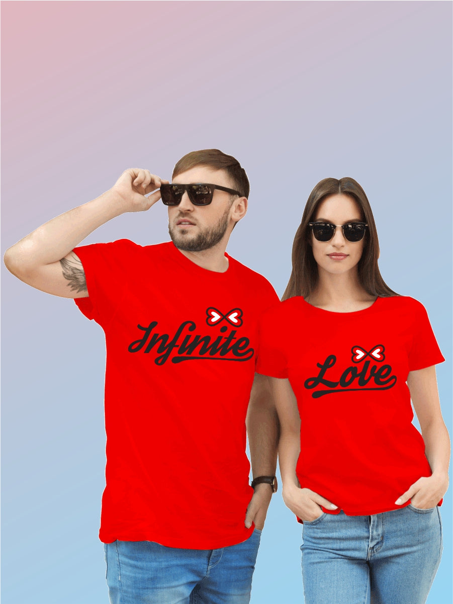 Infinite Love - Best Couple T-Shirts Design