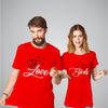 Love Birds - Couple Cotton T-Shirts