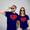 Love Heart Latest Couple T-Shirts Design