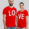 Lo - Ve | Latest Couple T-Shirts (Pair of 2)