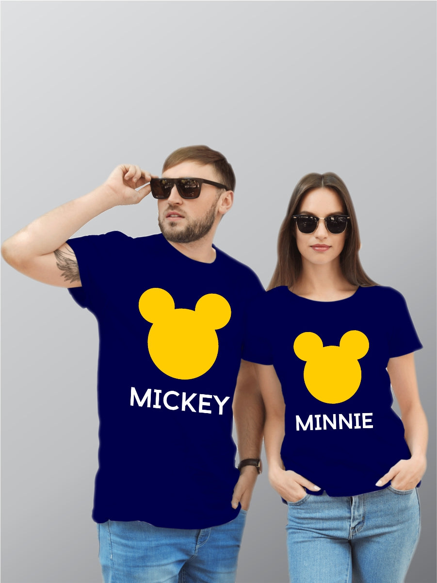 Mickey Minni Latest Couple Tshirt Design Buy Online DeshiDukan Tshirt Lounge