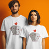 Mochi Cat Couple - T-shirt