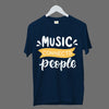 Music Connect People Cotton T-shirt