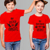 My Brother My Hero-My Sister My Angel Rakhi T-shirt