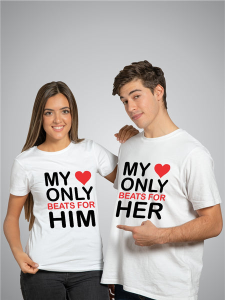 My Only Beats For Couple T-shirt