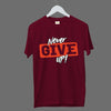 Never Give Up Youth Cotton T-shirt