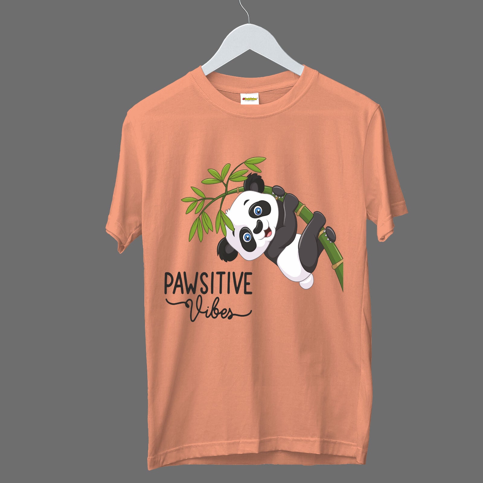 Pawsitive Vibes Panda  Youth Cotton T-shirt