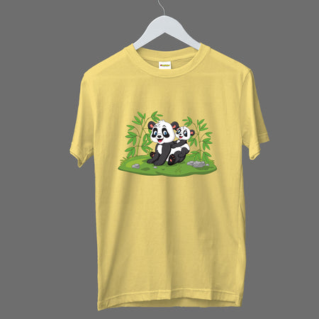Panda Youth Cotton T-shirt