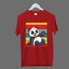 Panda with Smile Youth Cotton T-shirt