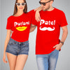 Patel Patlani Couple T-Shirts (English Caption)