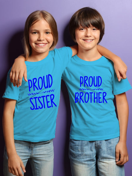 Proud Brother Sister Matching Cotton T-shirt