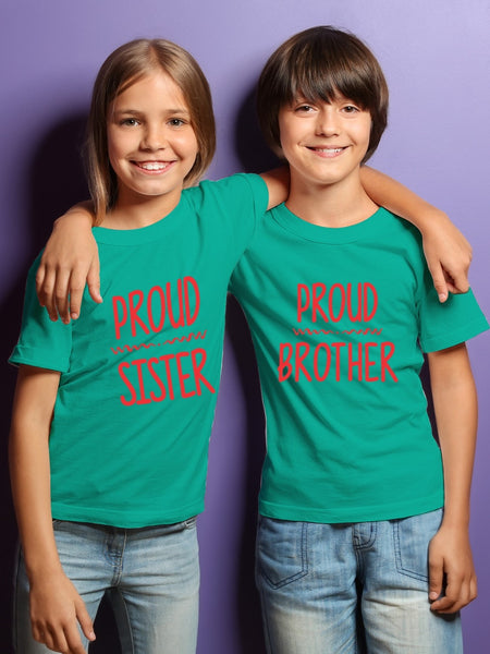 Proud Brother Sister Matching Cotton T-shirt