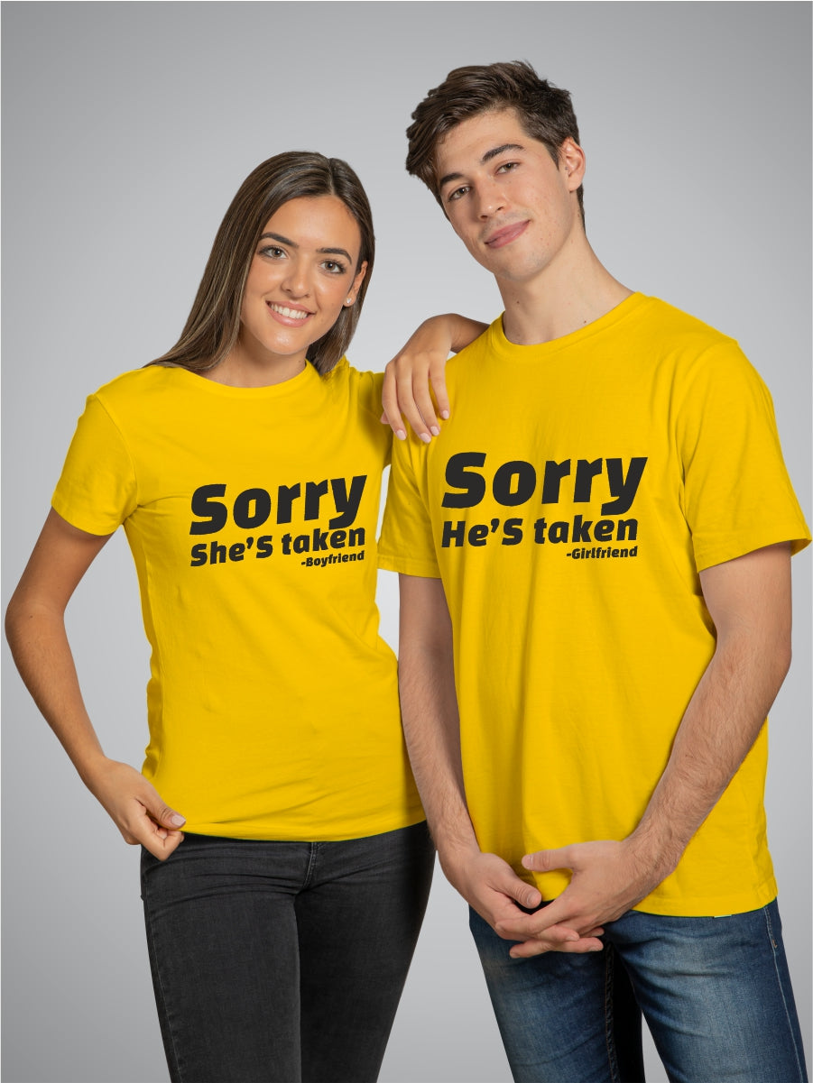 Sorry they are taken - most selling couple t-shirts