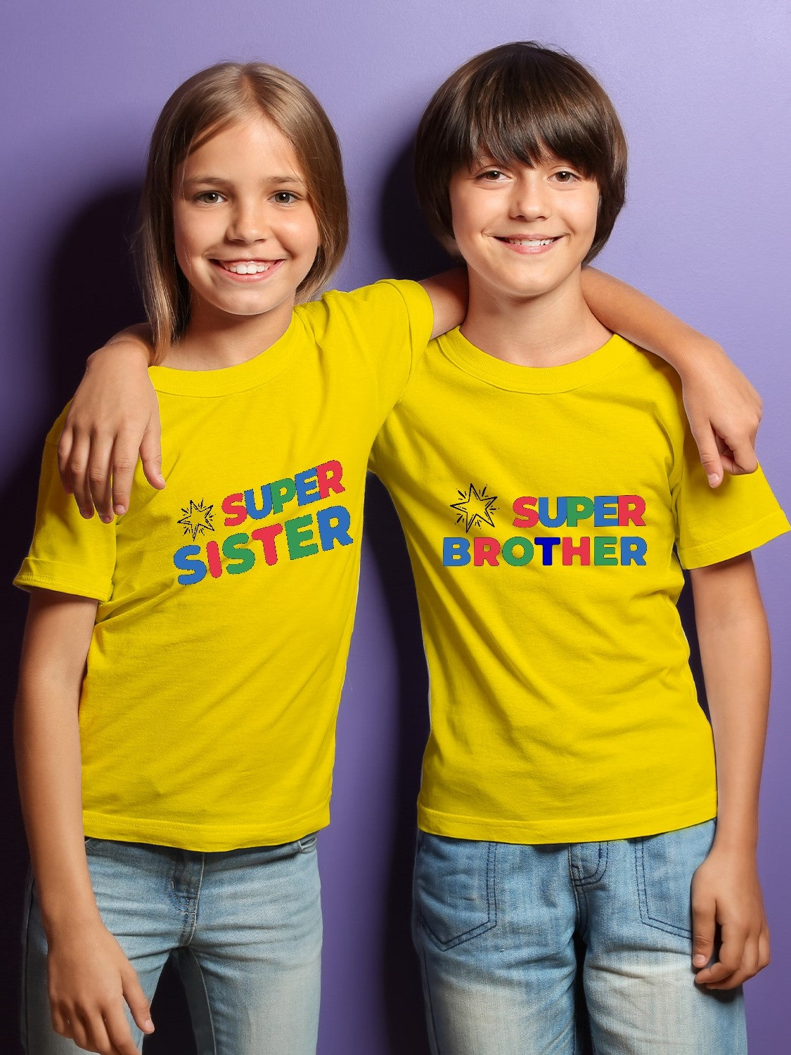 Super Sister and Brother - Rakhi T-Shirts