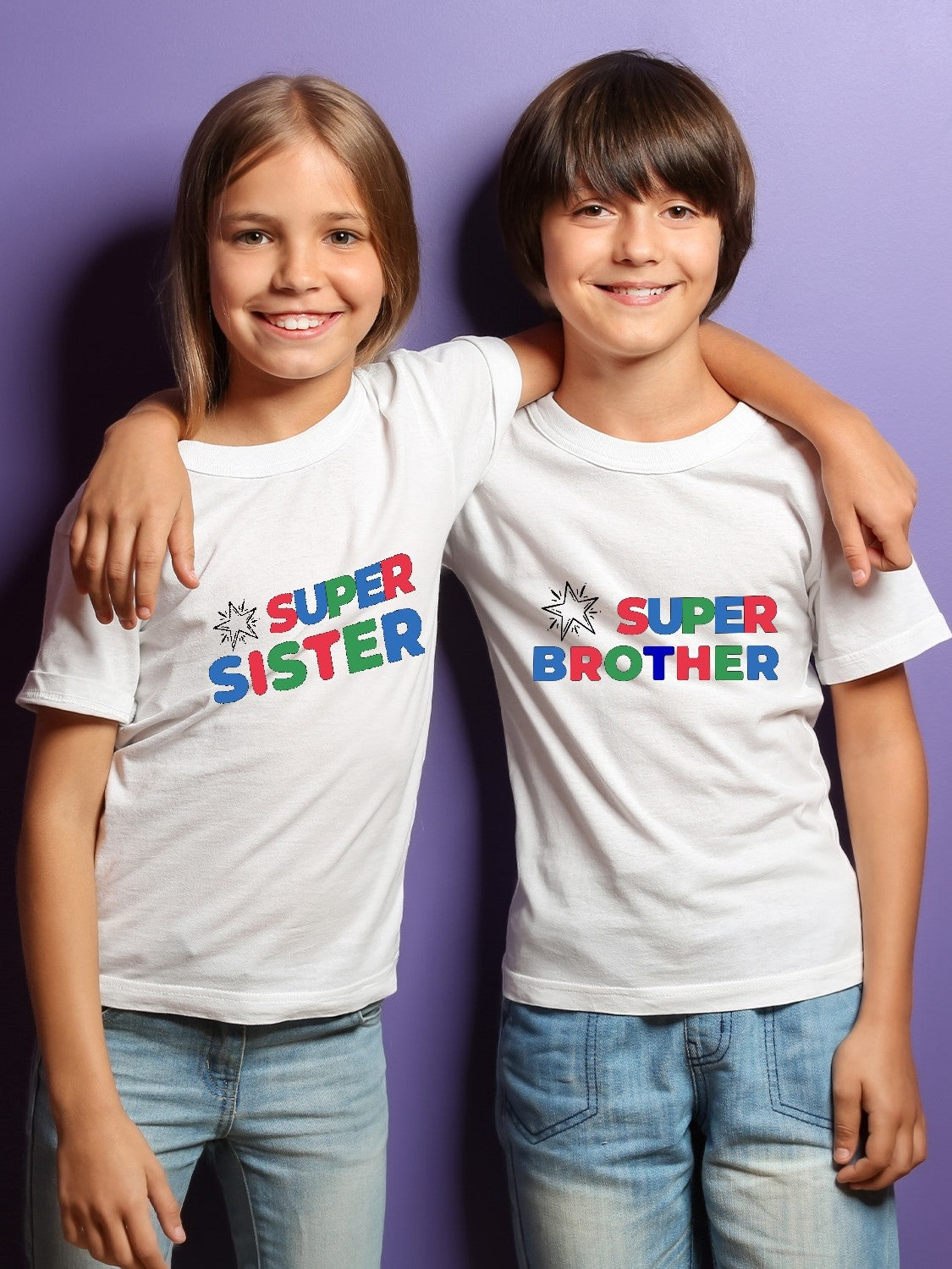 Super Sister and Brother - Rakhi T-Shirts